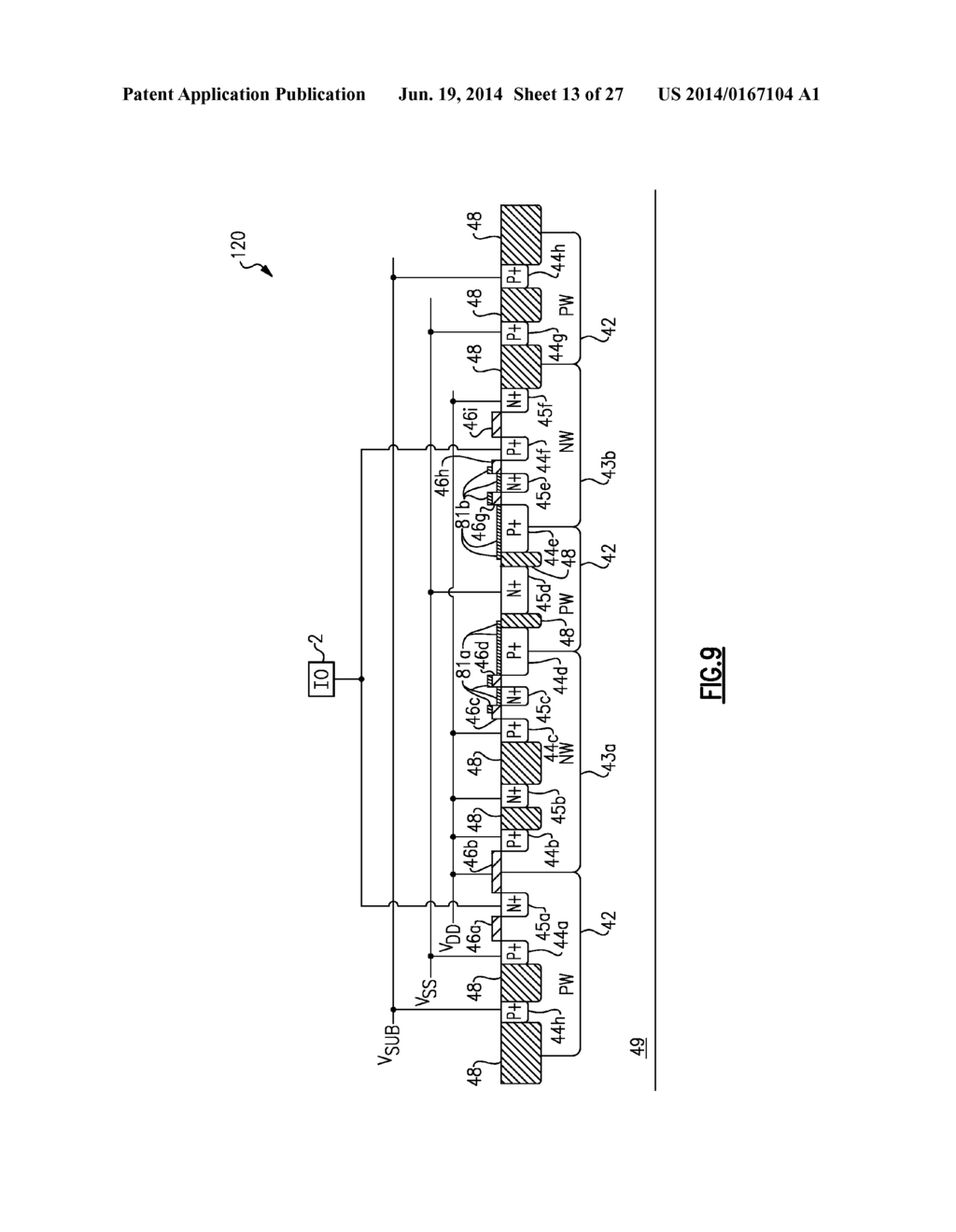 INTERFACE PROTECTION DEVICE WITH INTEGRATED SUPPLY CLAMP AND METHOD OF     FORMING THE SAME - diagram, schematic, and image 14