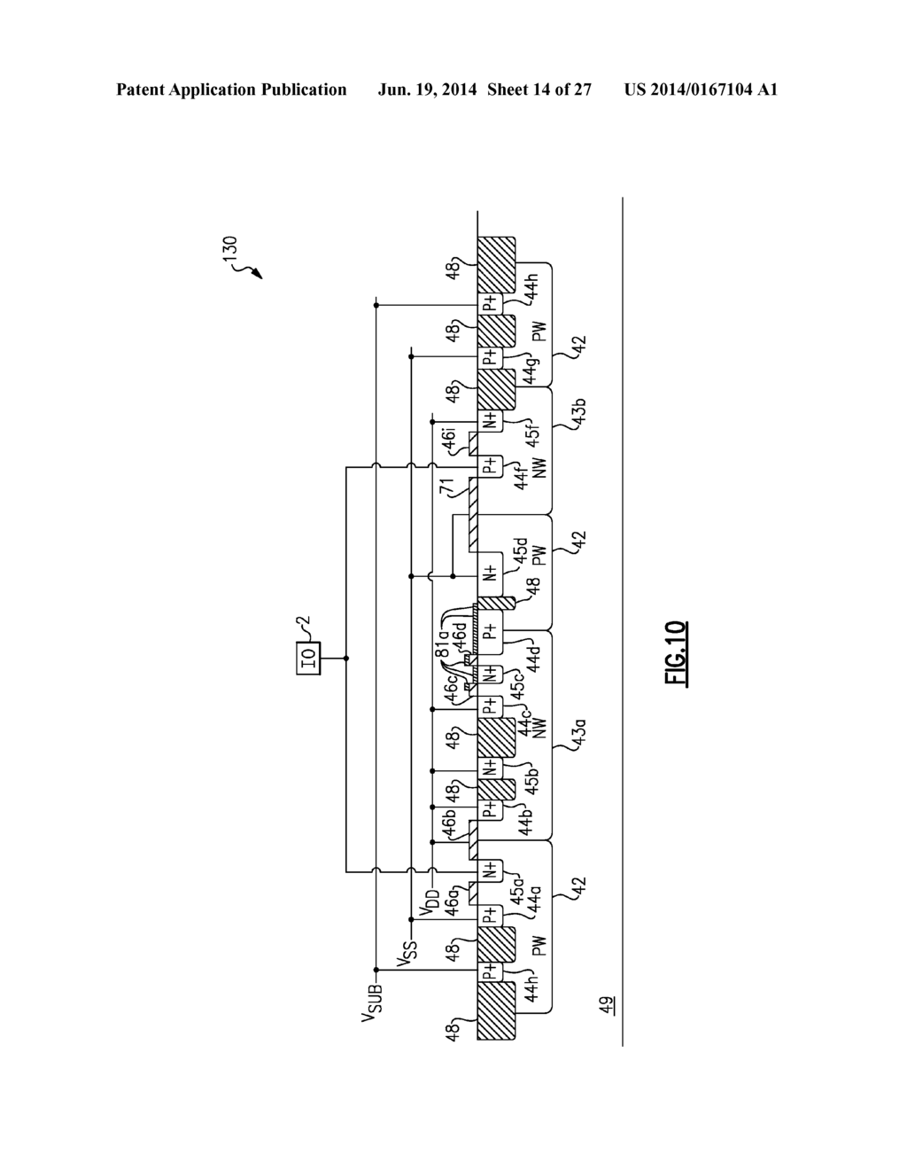 INTERFACE PROTECTION DEVICE WITH INTEGRATED SUPPLY CLAMP AND METHOD OF     FORMING THE SAME - diagram, schematic, and image 15