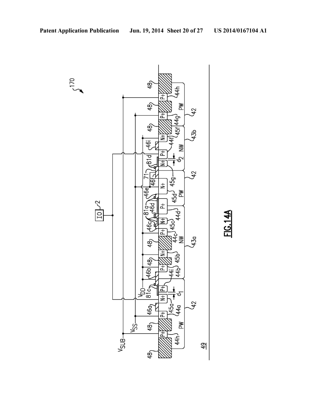 INTERFACE PROTECTION DEVICE WITH INTEGRATED SUPPLY CLAMP AND METHOD OF     FORMING THE SAME - diagram, schematic, and image 21