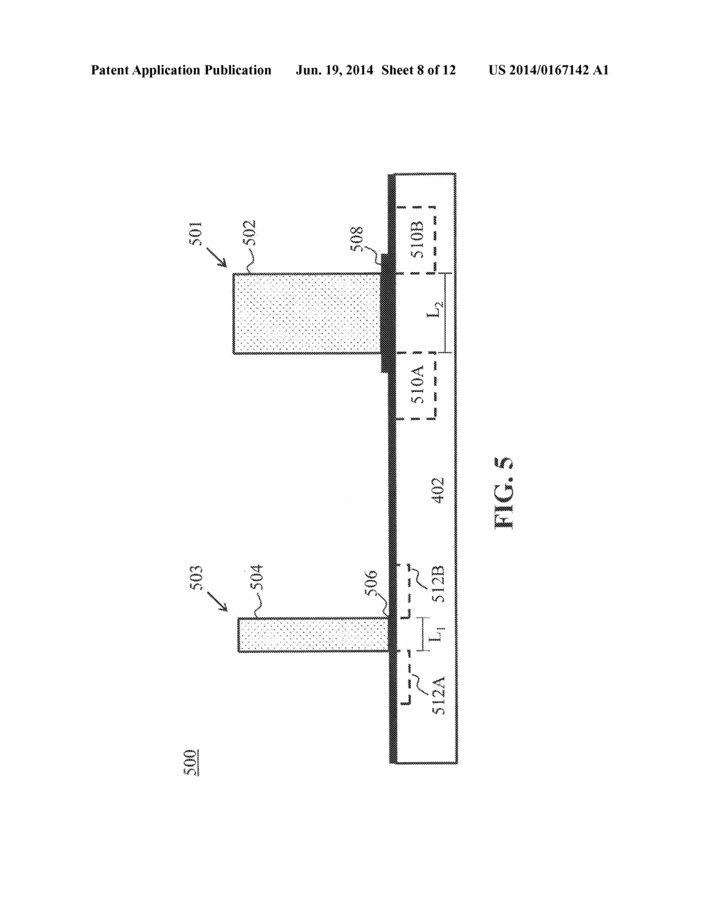 Use Disposable Gate Cap to Form Transistors, and Split Gate Charge     Trapping Memory Cells - diagram, schematic, and image 09