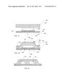 MICROELECTRONIC PACKAGE WITH TERMINALS ON DIELECTRIC MASS diagram and image