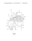 REAR STRUCTURE OF SADDLE RIDING TYPE VEHICLE diagram and image