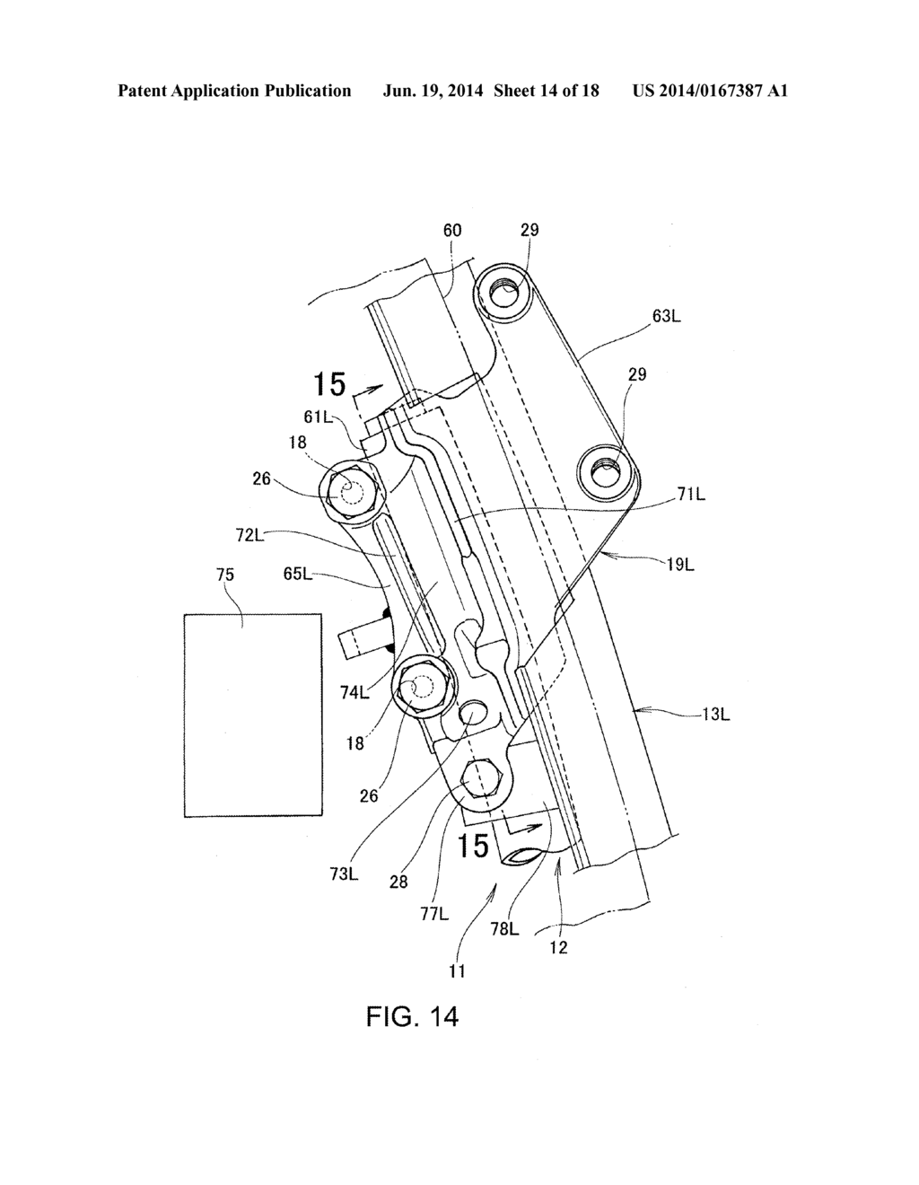 REAR PORTION STRUCTURE FOR SADDLE TYPE VEHICLE - diagram, schematic, and image 15