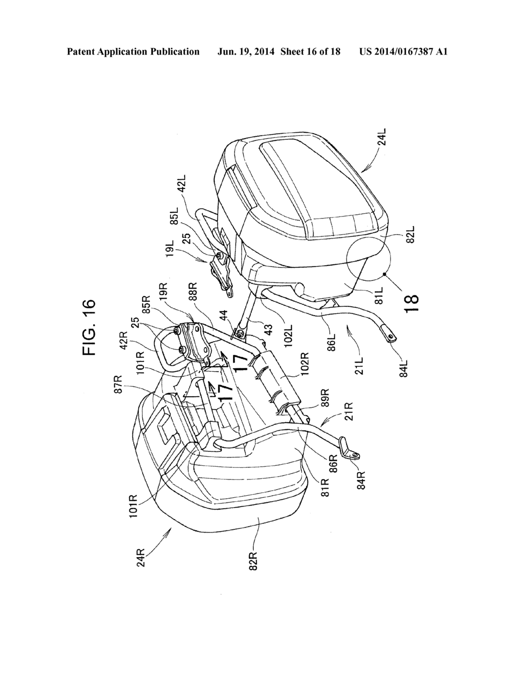 REAR PORTION STRUCTURE FOR SADDLE TYPE VEHICLE - diagram, schematic, and image 17