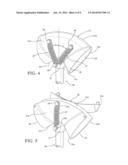 ELEVATED CRADLE FOR SUPPORTING CONDUITS  EXTENDING BETWEEN A VEHICLE     TRACTOR AND TRAILER diagram and image