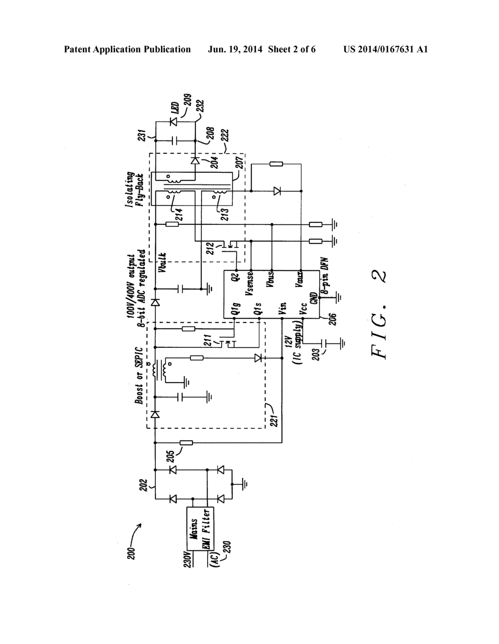 Circuit and Method for Detecting the Duration of the Interruption of a     Mains Input - diagram, schematic, and image 03