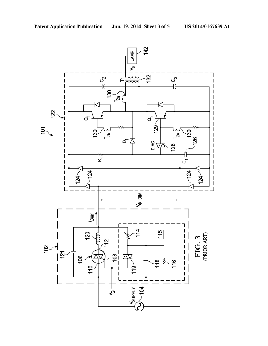 SYSTEMS AND METHODS FOR LOW-POWER LAMP COMPATIBILITY WITH A LEADING-EDGE     DIMMER AND AN ELECTRONIC TRANSFORMER - diagram, schematic, and image 04