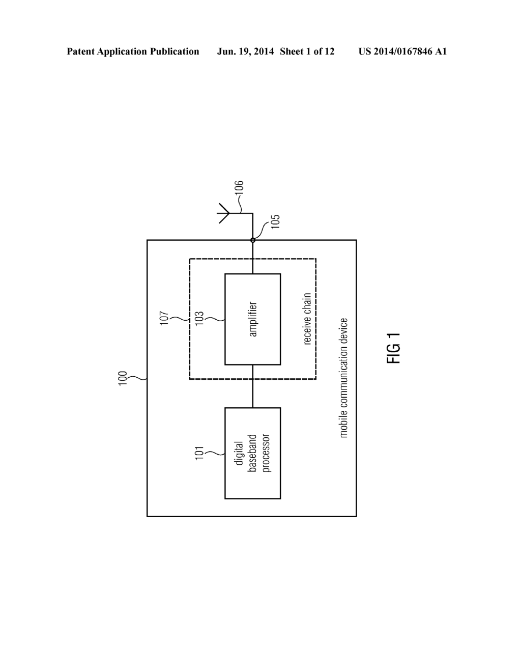 AMPLIFIER, MOBILE COMMUNICATION DEVICE AND METHOD FOR AMPLIFYING - diagram, schematic, and image 02