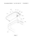 ANTENNA PATTERN FRAME HAVING ANTENNA PATTERN EMBEDDED THEREIN, ELECTRONIC     DEVICE INCLUDING THE SAME, METHOD AND MOLD FOR MANUFACTURING THE SAME diagram and image