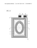 NON-CONTACT WIRELESS COMMUNICATION COIL, TRANSMISSION COIL, AND PORTABLE     WIRELESS TERMINAL diagram and image