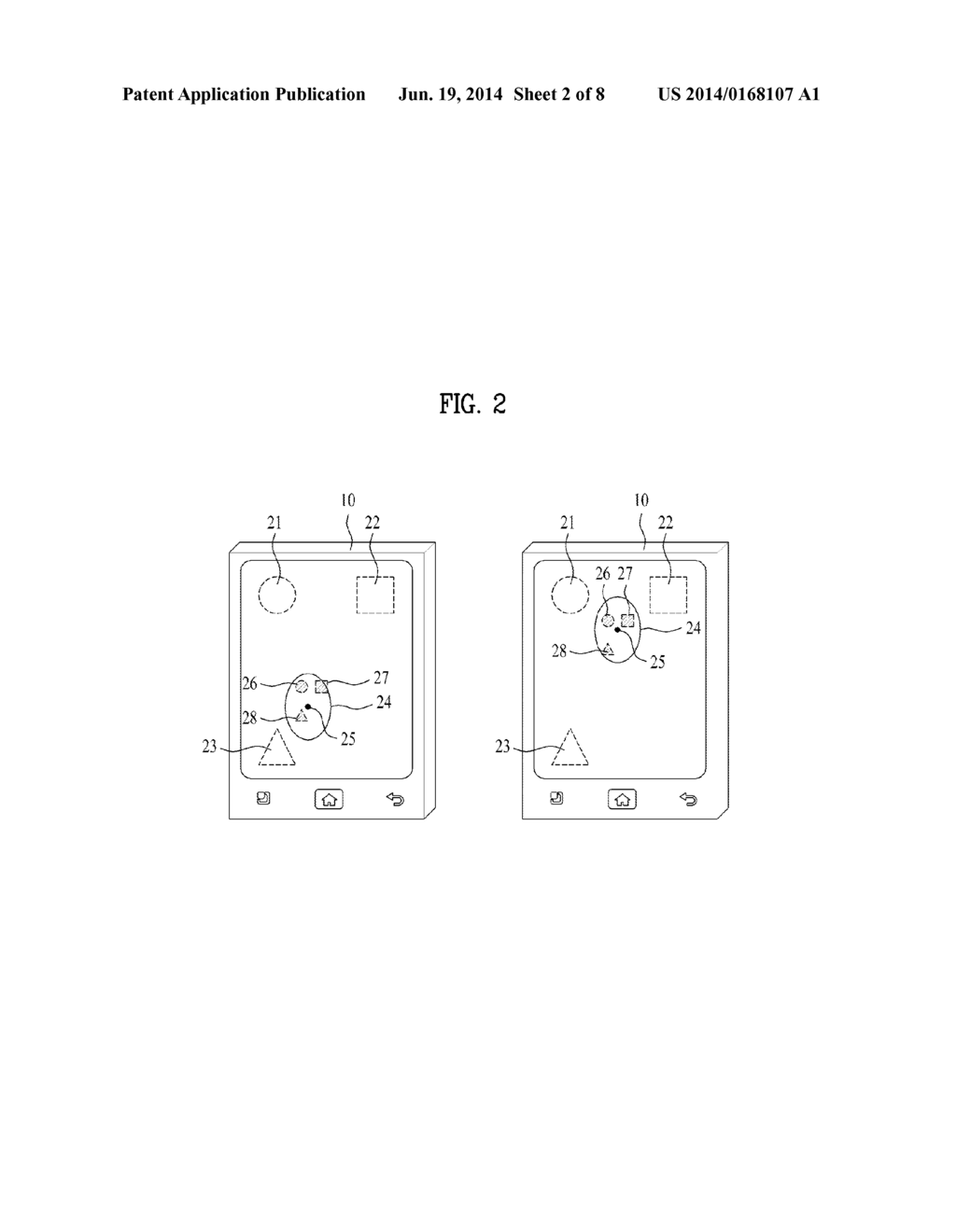 TOUCH SENSITIVE DEVICE FOR PROVIDING MINI-MAP OF TACTILE USER INTERFACE     AND METHOD OF CONTROLLING THE SAME - diagram, schematic, and image 03