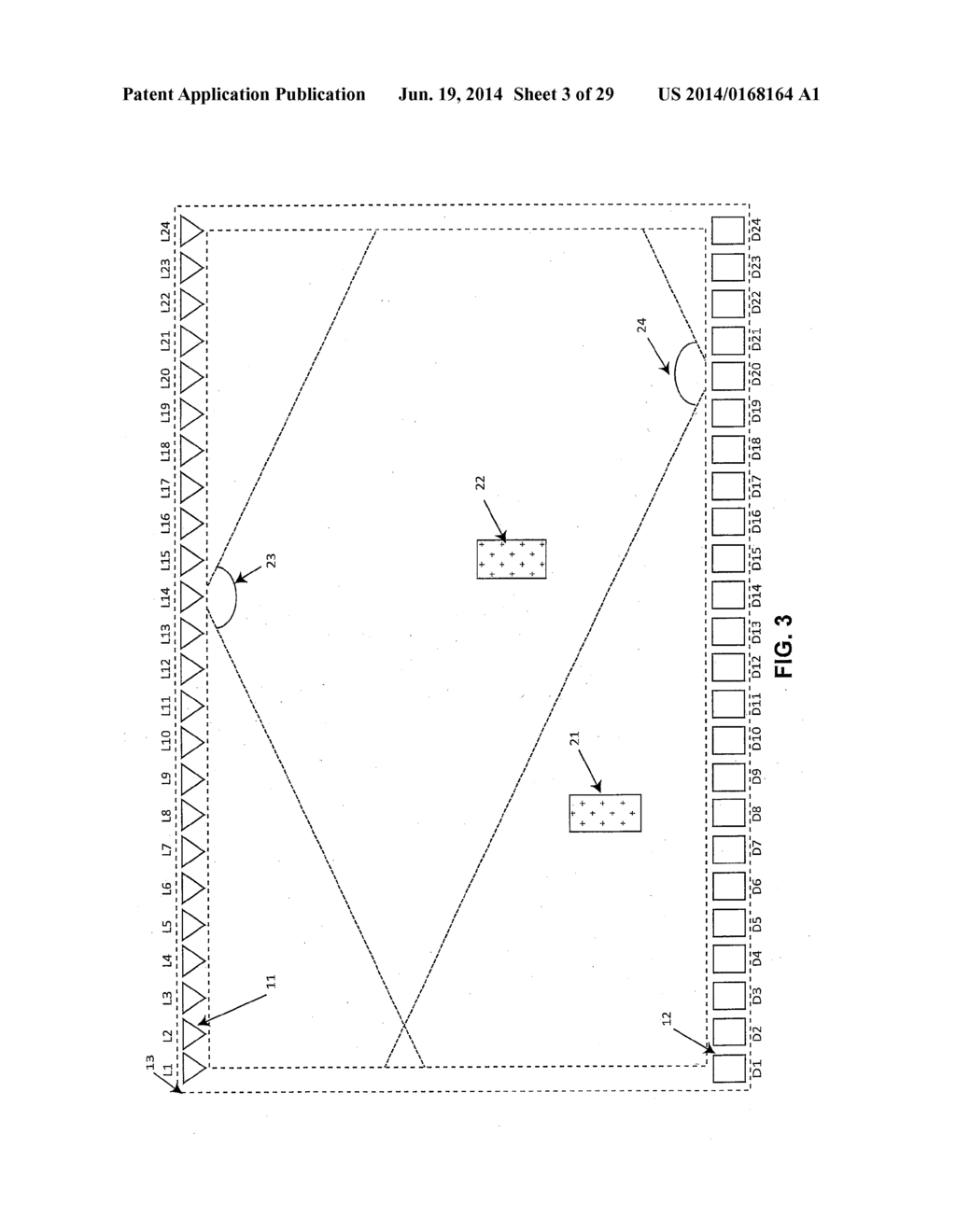 MULTI-DIMENSIONAL TOUCH INPUT VECTOR SYSTEM FOR SENSING OBJECTS ON A TOUCH     PANEL - diagram, schematic, and image 04