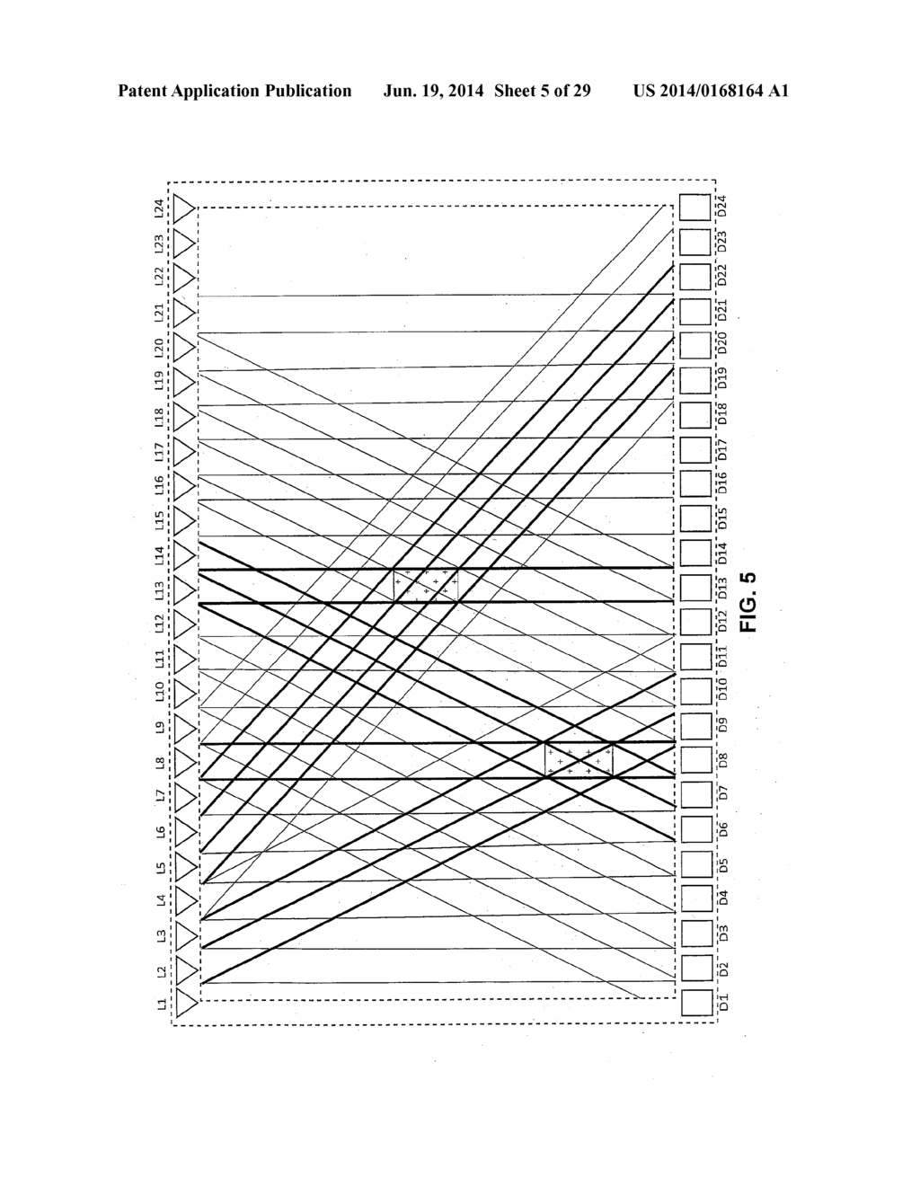 MULTI-DIMENSIONAL TOUCH INPUT VECTOR SYSTEM FOR SENSING OBJECTS ON A TOUCH     PANEL - diagram, schematic, and image 06