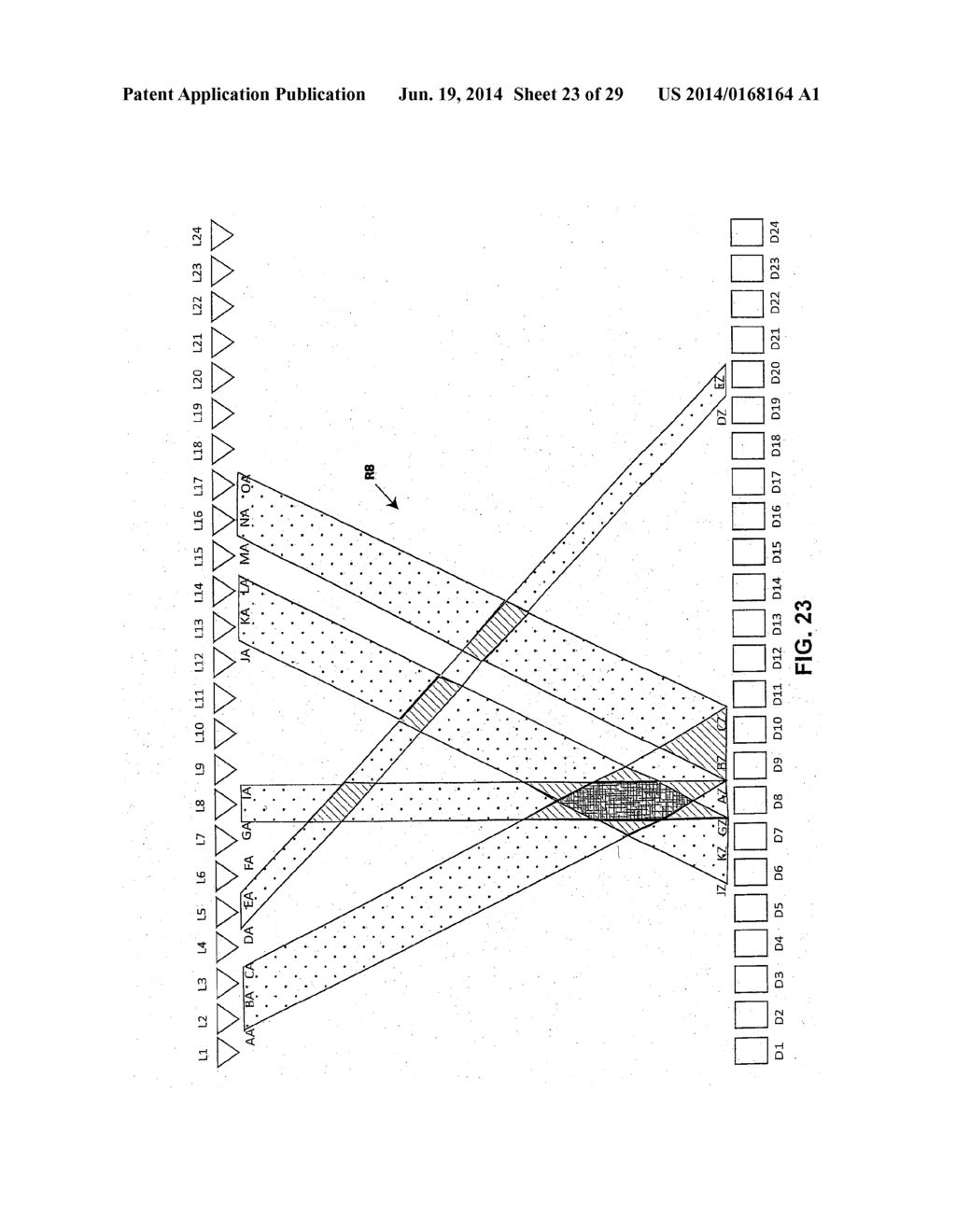 MULTI-DIMENSIONAL TOUCH INPUT VECTOR SYSTEM FOR SENSING OBJECTS ON A TOUCH     PANEL - diagram, schematic, and image 24