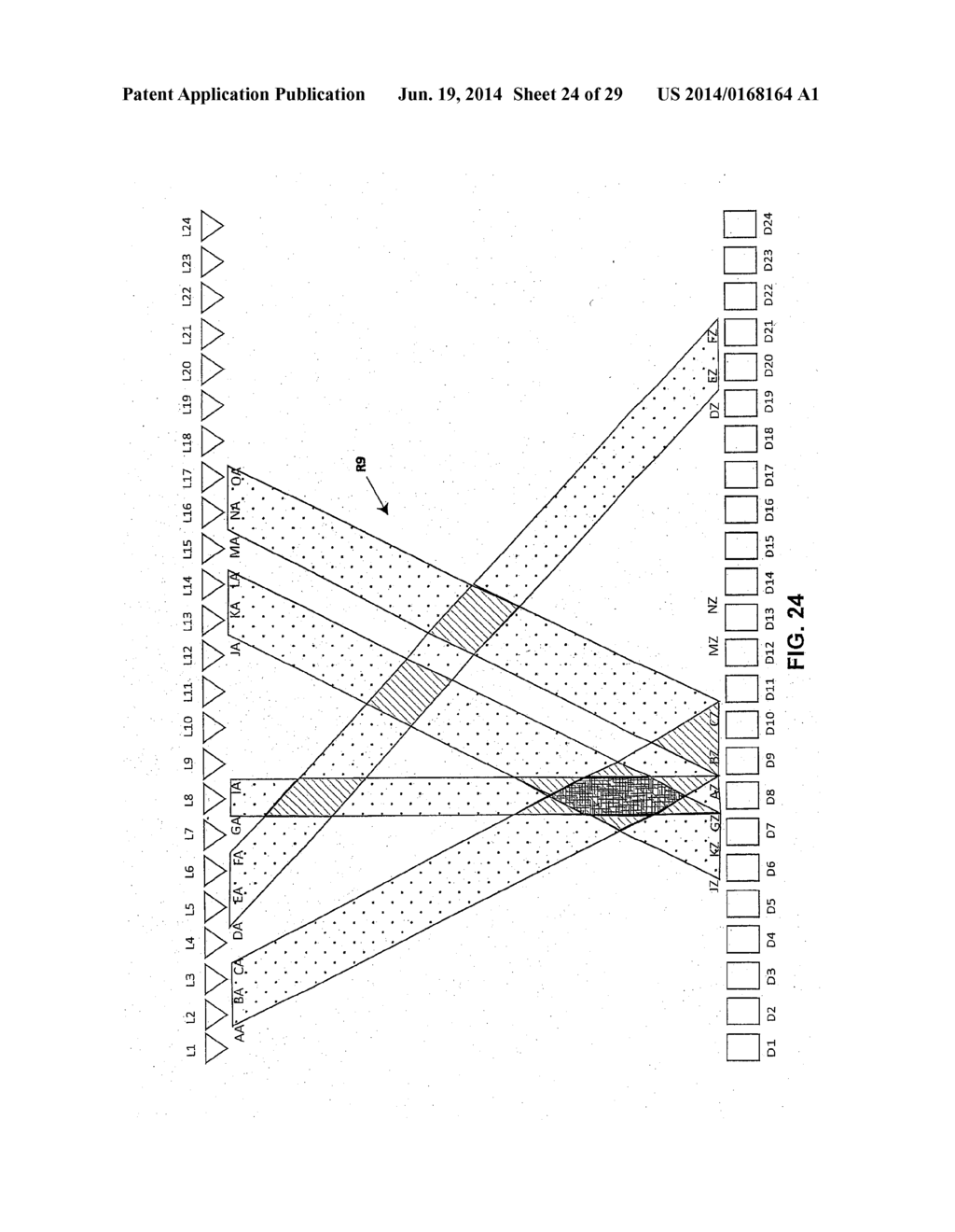 MULTI-DIMENSIONAL TOUCH INPUT VECTOR SYSTEM FOR SENSING OBJECTS ON A TOUCH     PANEL - diagram, schematic, and image 25