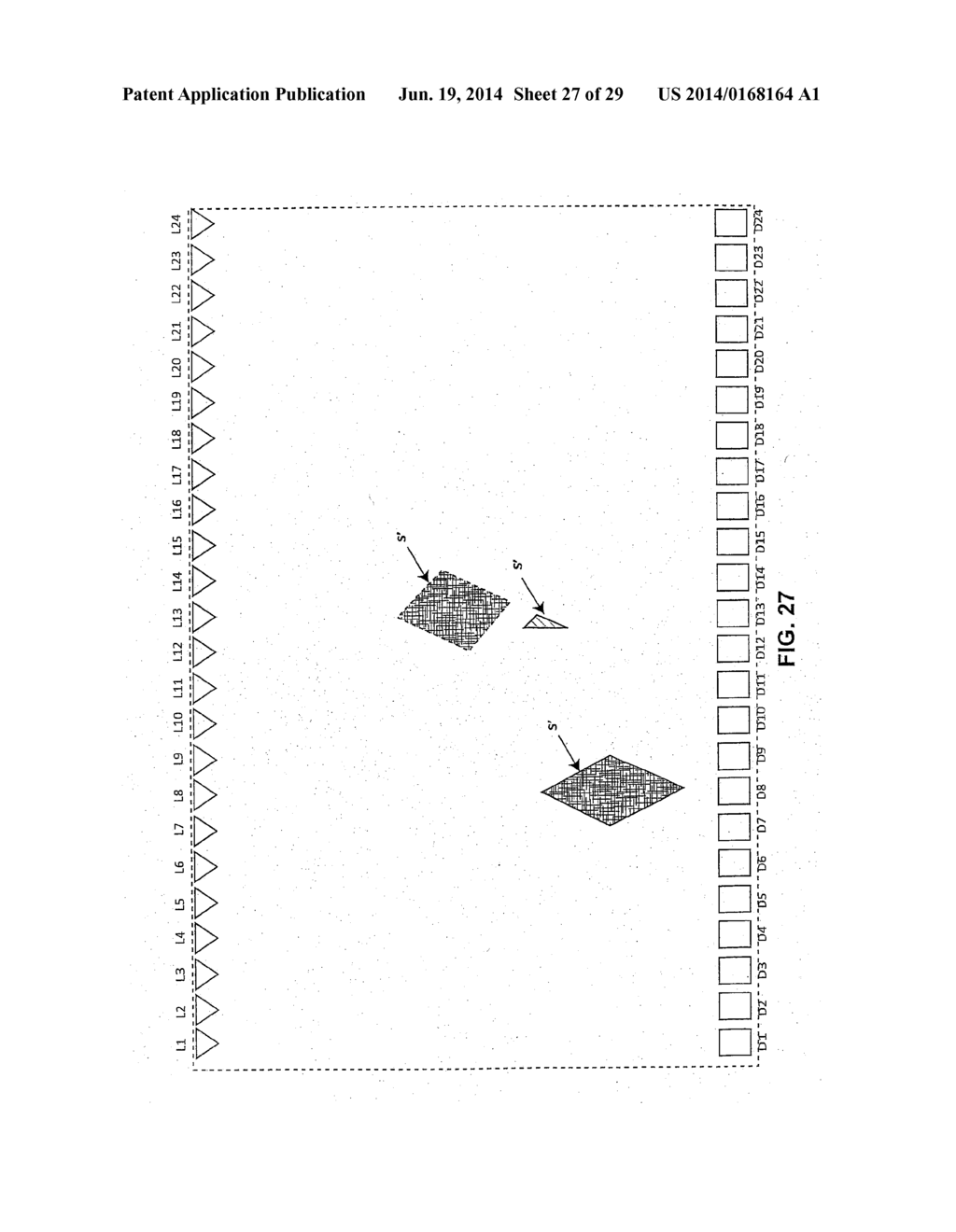 MULTI-DIMENSIONAL TOUCH INPUT VECTOR SYSTEM FOR SENSING OBJECTS ON A TOUCH     PANEL - diagram, schematic, and image 28