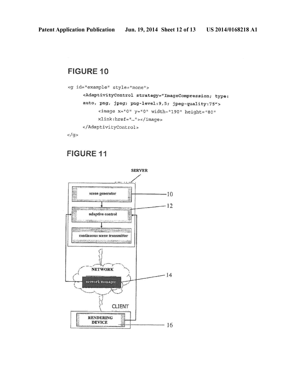 Methods and Devices for Producing and Processing Representations of     Multimedia Scenes - diagram, schematic, and image 13