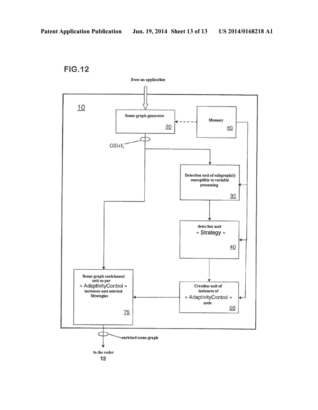 Methods and Devices for Producing and Processing Representations of     Multimedia Scenes - diagram, schematic, and image 14