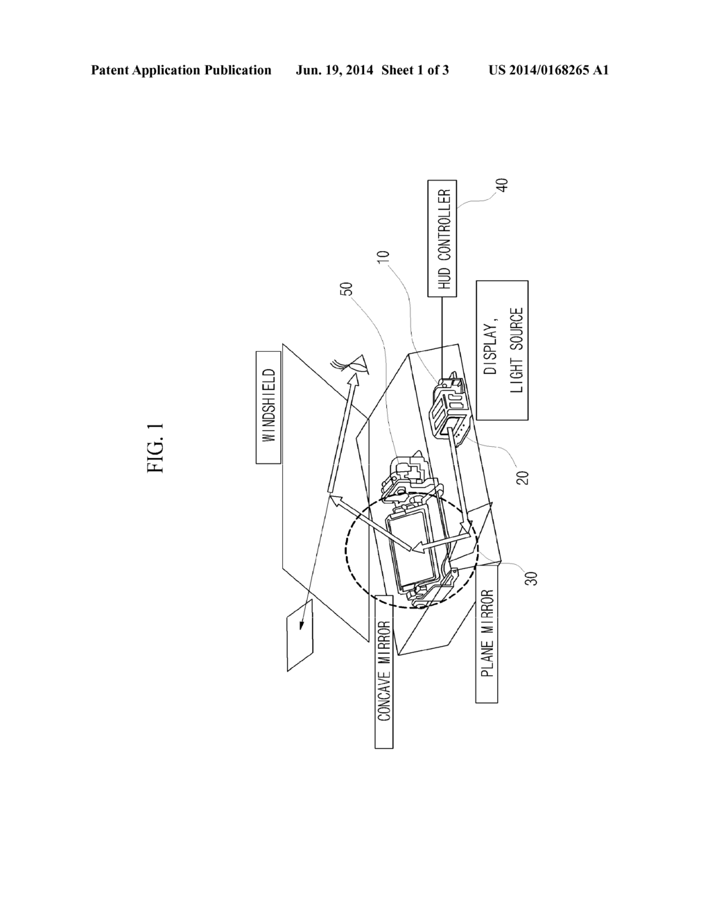 HEAD-UP DISPLAY APPARATUS BASED ON AUGMENTED REALITY - diagram, schematic, and image 02