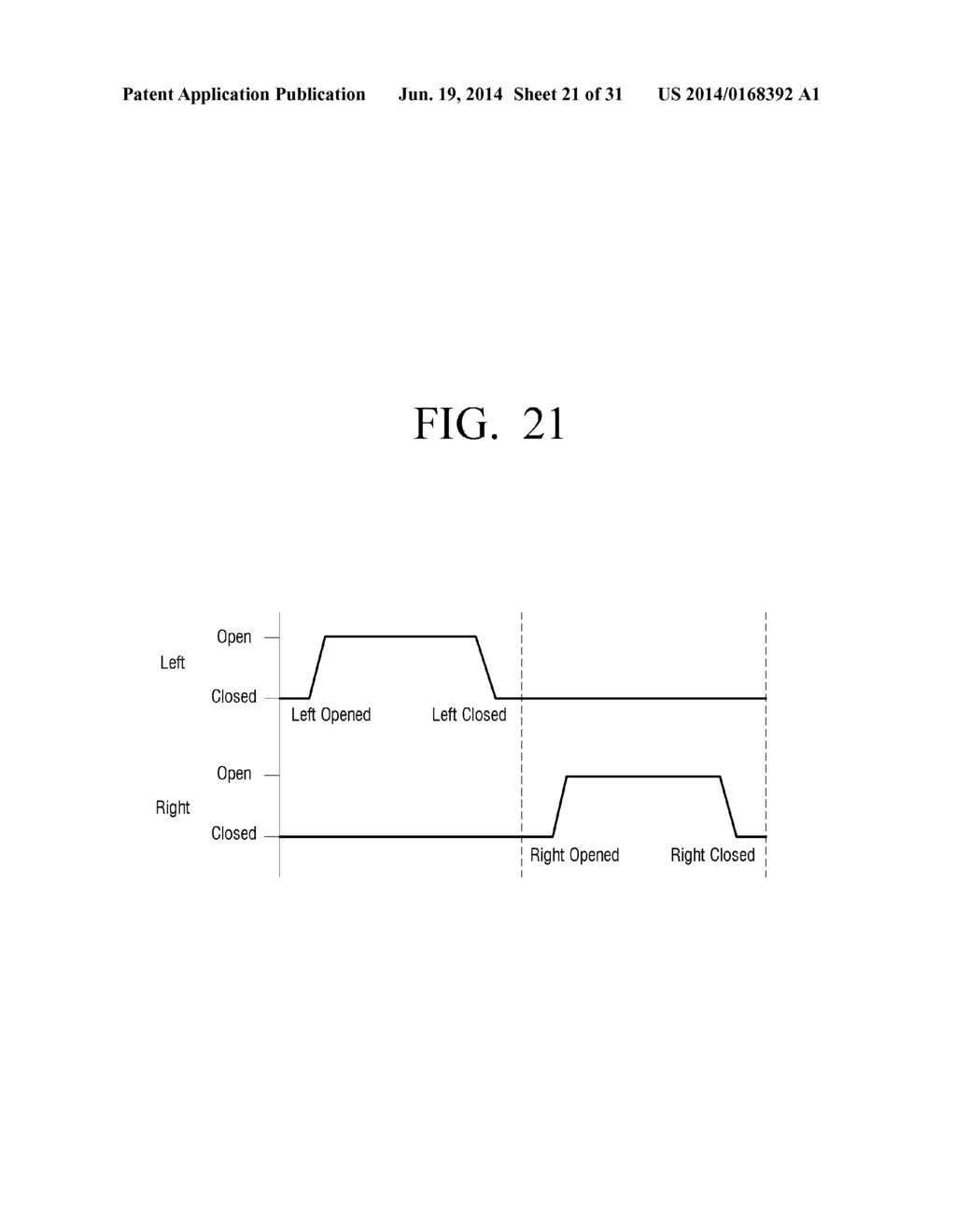 METHOD OF SYNCHRONIZING A DISPLAY DEVICE, METHOD OF SYNCHRONIZING AN     EYEGLASS DEVICE, AND METHOD OF SYNCHRONIZING THE DISPLAY DEVICE WITH AN     EYEGLASS DEVICE - diagram, schematic, and image 22