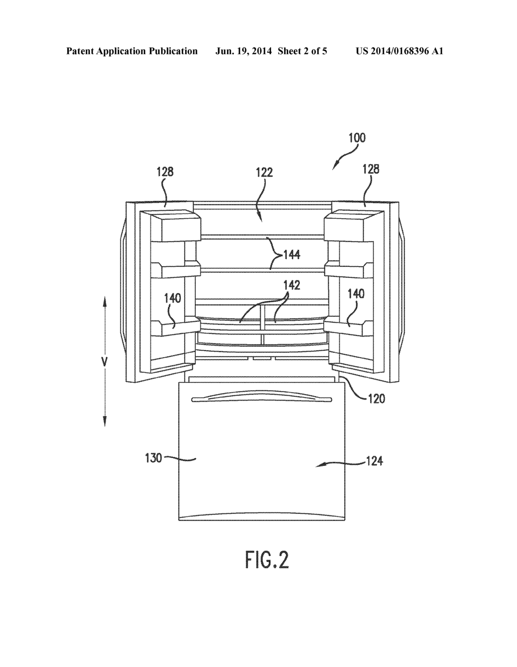 METHOD FOR VIEWING CONTENTS OF A REFRIGERATOR APPLIANCE - diagram, schematic, and image 03