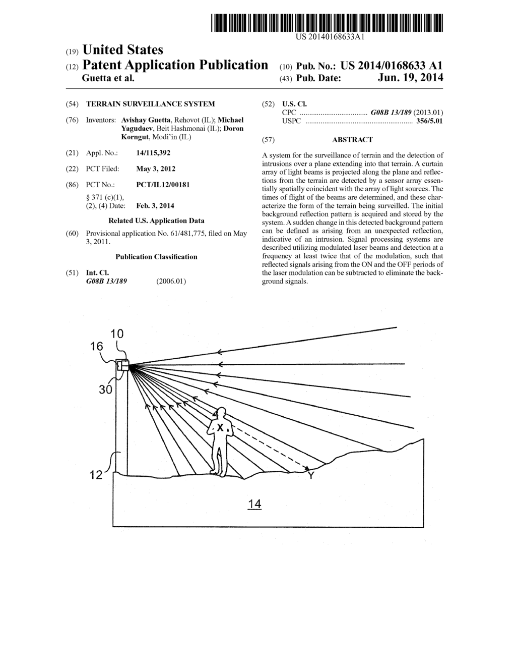 TERRAIN SURVEILLANCE SYSTEM - diagram, schematic, and image 01