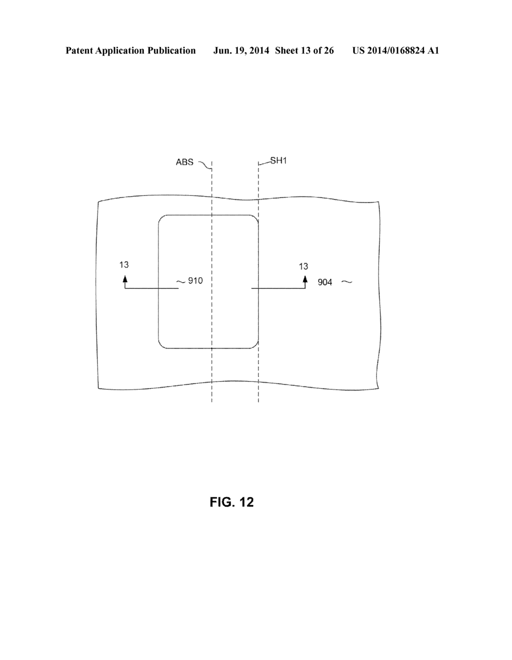 MAGNETIC SENSOR HAVING AN EXTENDED PINNED LAYER AND SHAPE ENHANCED BIAS     STRUCTURE - diagram, schematic, and image 14