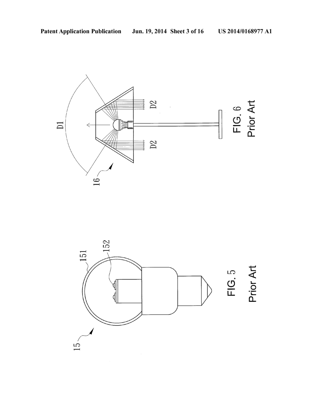 360-degree Projection LED Bulb Structure - diagram, schematic, and image 04