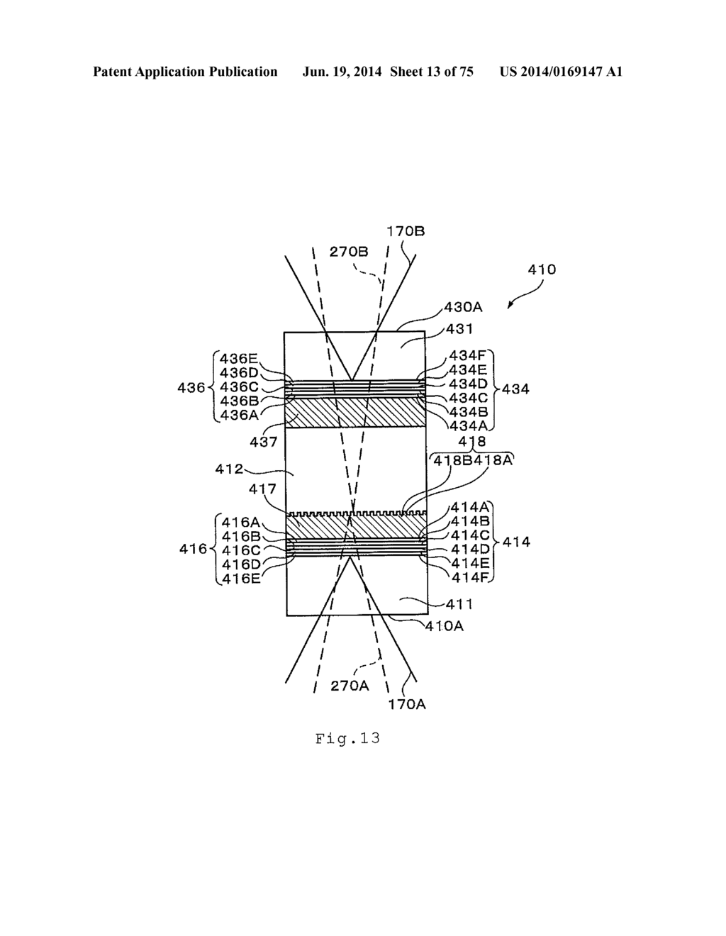 OPTICAL RECORDING AND READING METHOD, OPTICAL RECORDING AND READING     APPARATUS, OPTICAL RECORDING MEDIUM, AND METHOD FOR PRODUCING AN OPTICAL     RECORDING MEDIUM - diagram, schematic, and image 14