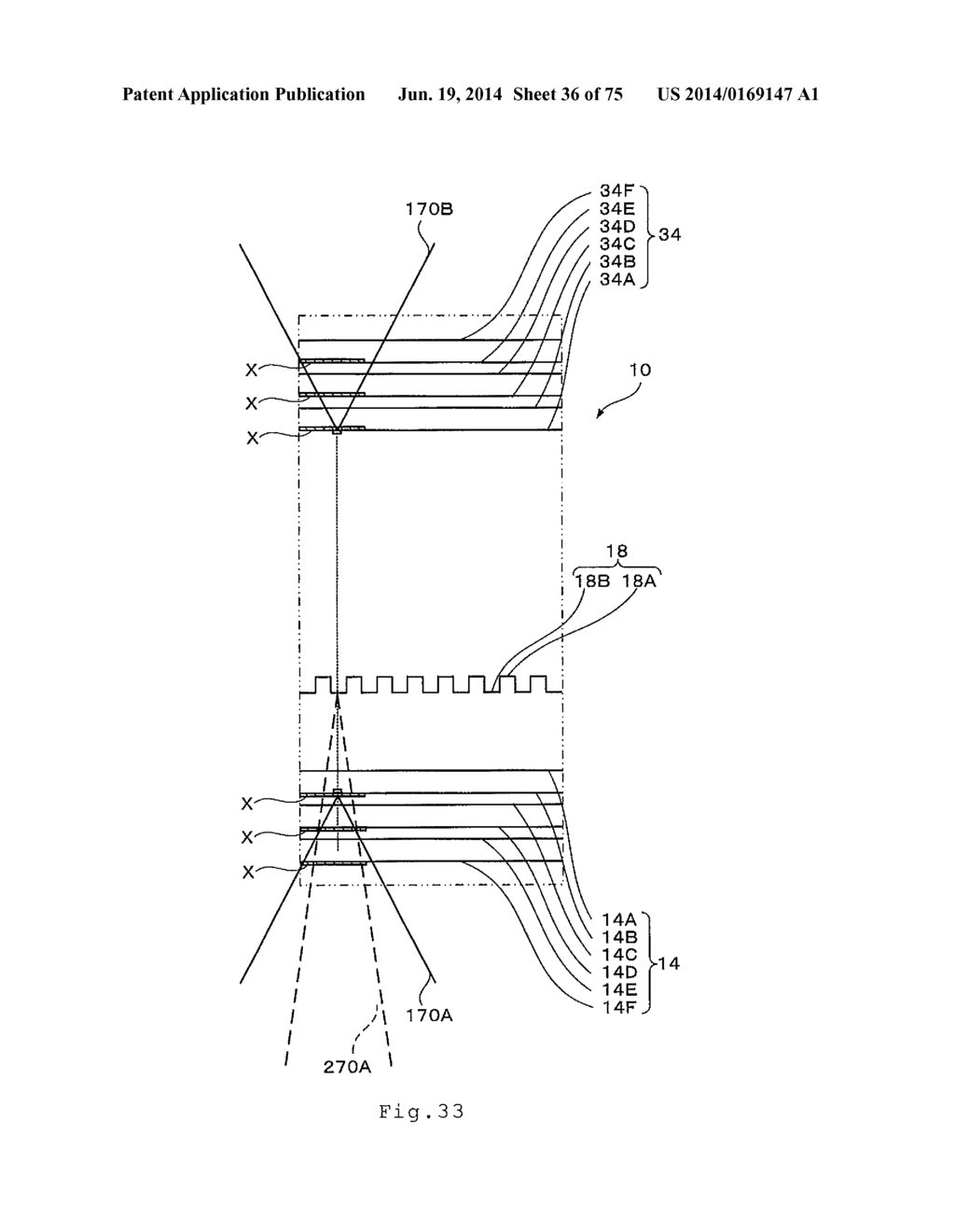 OPTICAL RECORDING AND READING METHOD, OPTICAL RECORDING AND READING     APPARATUS, OPTICAL RECORDING MEDIUM, AND METHOD FOR PRODUCING AN OPTICAL     RECORDING MEDIUM - diagram, schematic, and image 37