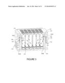 SYSTEM AND METHOD FOR THE VENTILATED STORAGE OF HIGH LEVEL RADIOACTIVE     WASTE IN A CLUSTERED ARRANGEMENT diagram and image