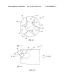 Cutting Tool and Replaceable Cutting Head Having Spiral Driven Surfaces     Therefor diagram and image