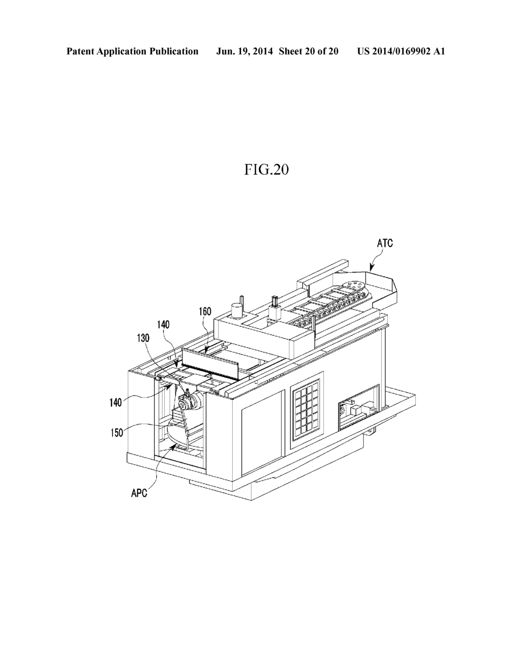 SPINDLE JIG AND AUTO PALLET-CHANGEABLE MACHINING CENTER HAVING THE SAME - diagram, schematic, and image 21