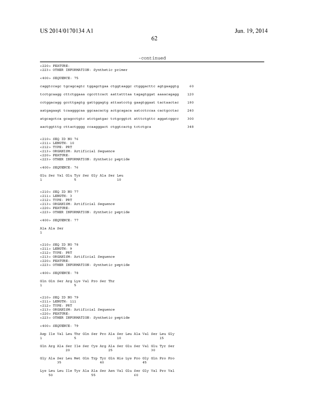 COMPOSITIONS AND METHODS RELATED TO ANTIBODIES TO STAPHYLOCOCCAL PROTEIN A - diagram, schematic, and image 75