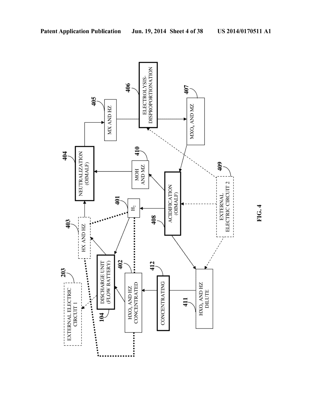 Flow Battery And Regeneration System With Improved Safety - diagram, schematic, and image 05