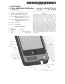 Glucose Monitoring Device in a Protective Smartphone Case diagram and image