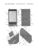 Glucose Monitoring Device in a Protective Smartphone Case diagram and image