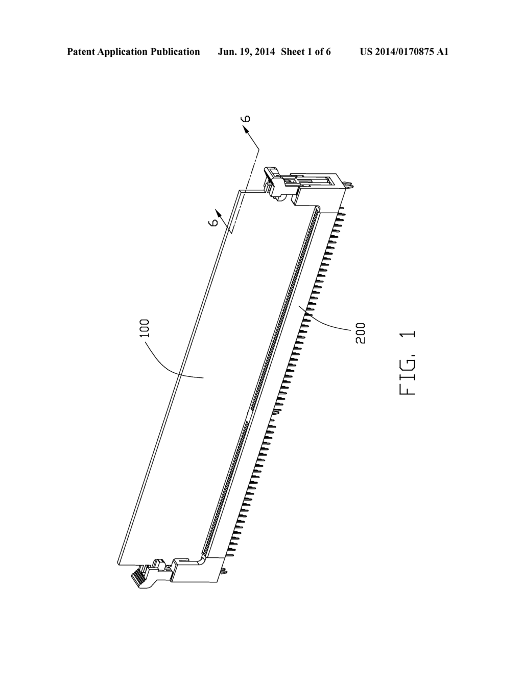 CARD EDGE CONNECTOR WITH A METAL MEMBER - diagram, schematic, and image 02