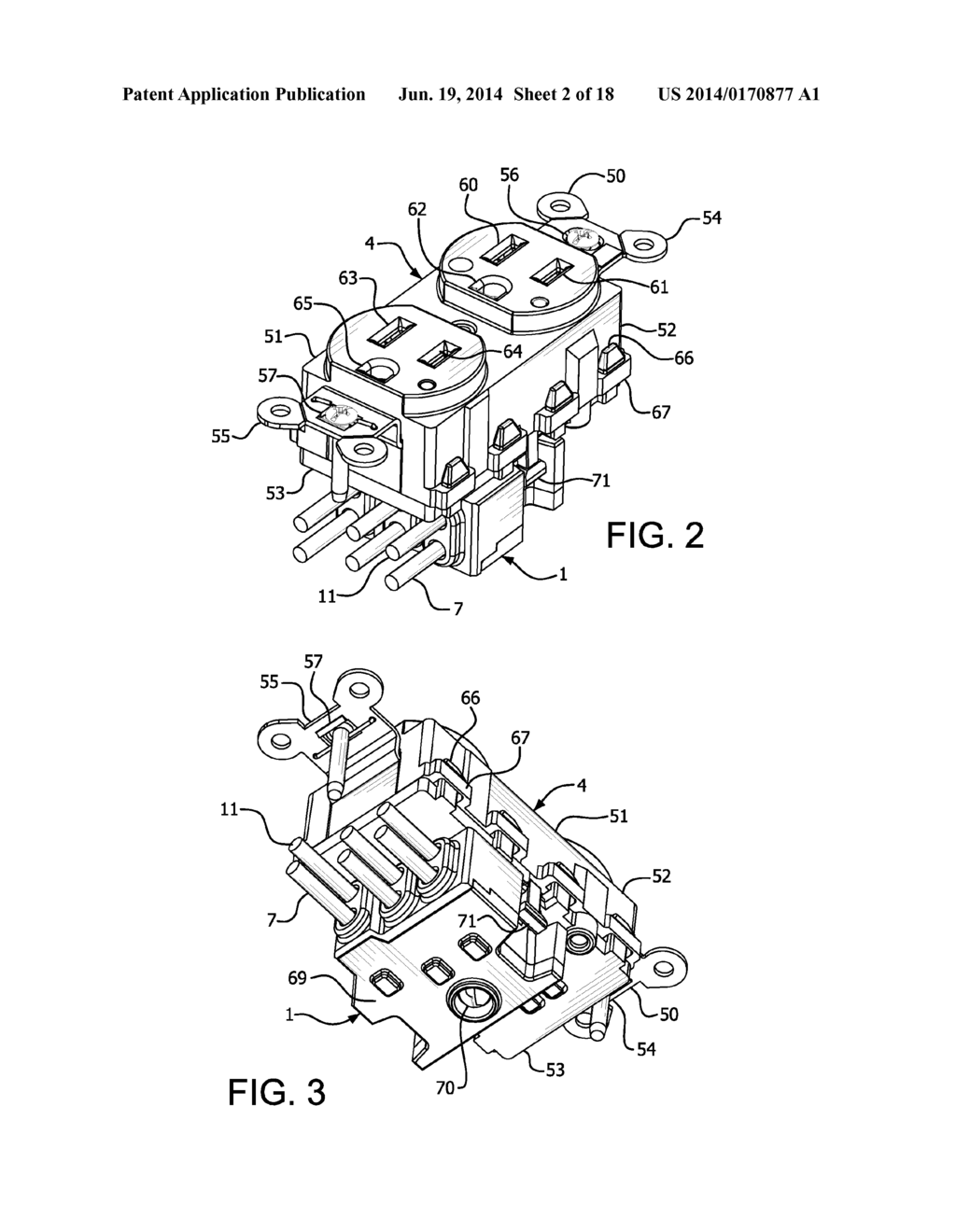 Push Wire Connector Having A Rotatable Release Member - diagram, schematic, and image 03