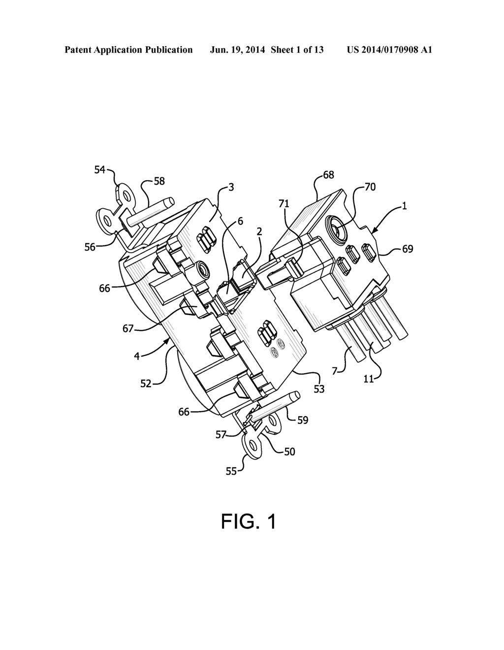 Push Wire Connector Having A Spring Biasing Member - diagram, schematic, and image 02