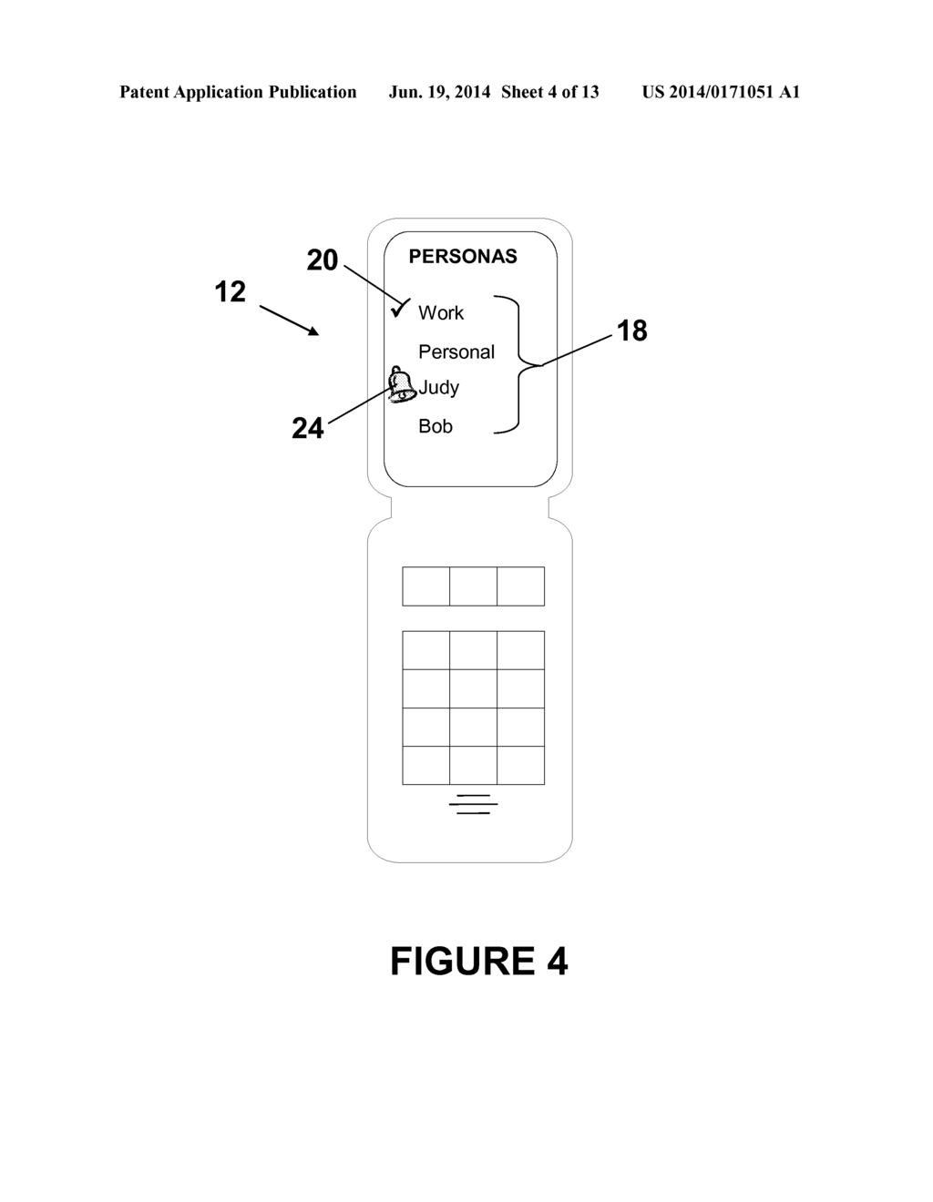 MULTIPLE USER PROFILES AND PERSONAS ON A DEVICE - diagram, schematic, and image 05