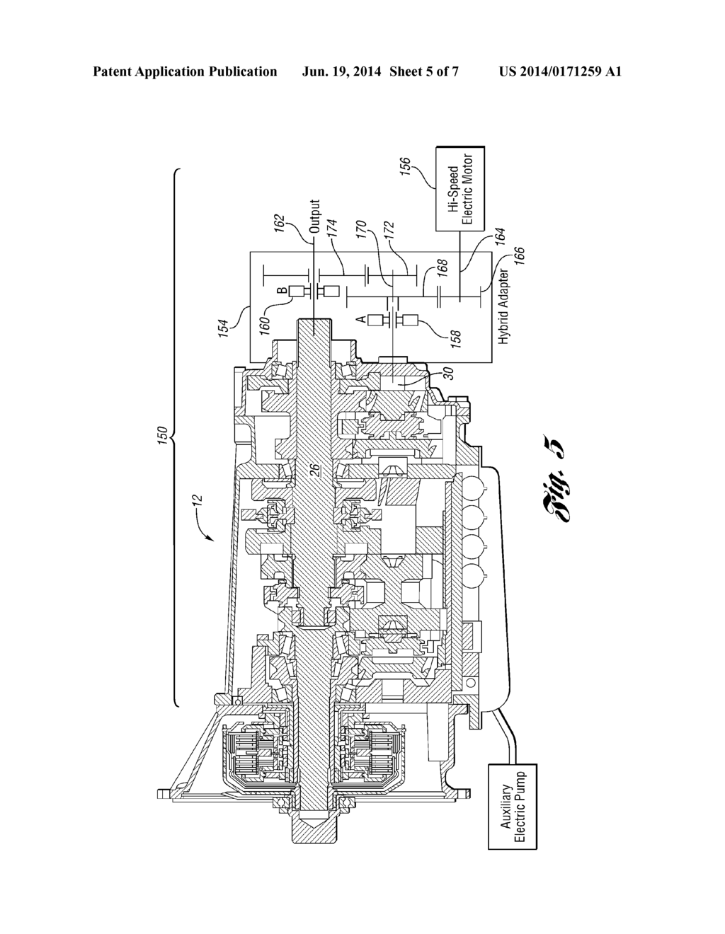 ELECTRIC HYBRID MODULE FOR A DUAL CLUTCH TRANSMISSION - diagram, schematic, and image 06