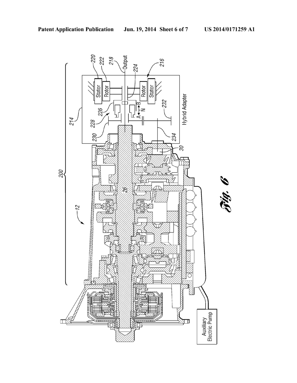 ELECTRIC HYBRID MODULE FOR A DUAL CLUTCH TRANSMISSION - diagram, schematic, and image 07