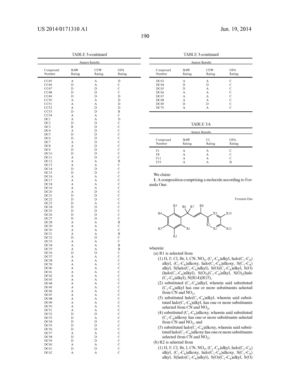 PESTICIDAL COMPOSITIONS AND PROCESSES RELATED THERETO - diagram, schematic, and image 191