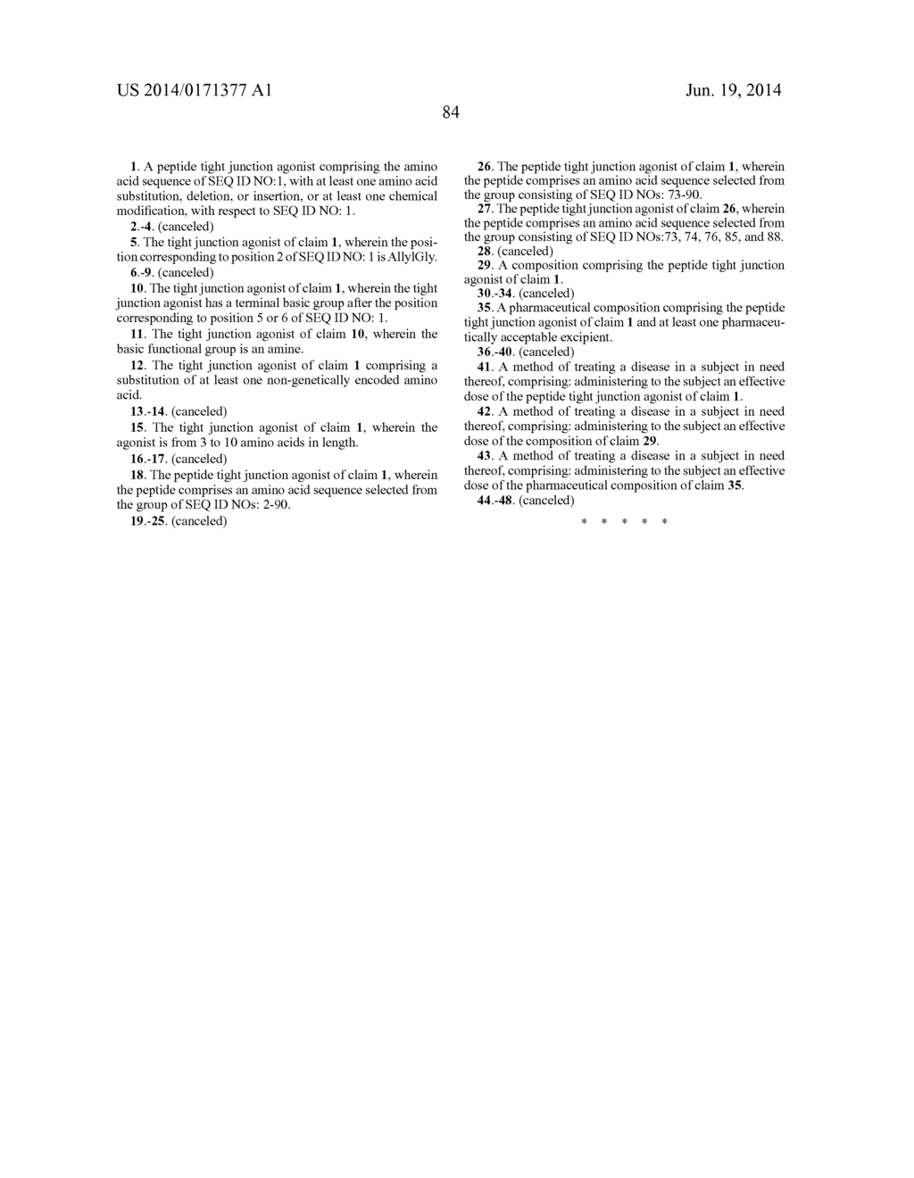 NOVEL PEPTIDES THAT ENHANCE TIGHT JUNCTION PERMEABILITY - diagram, schematic, and image 96