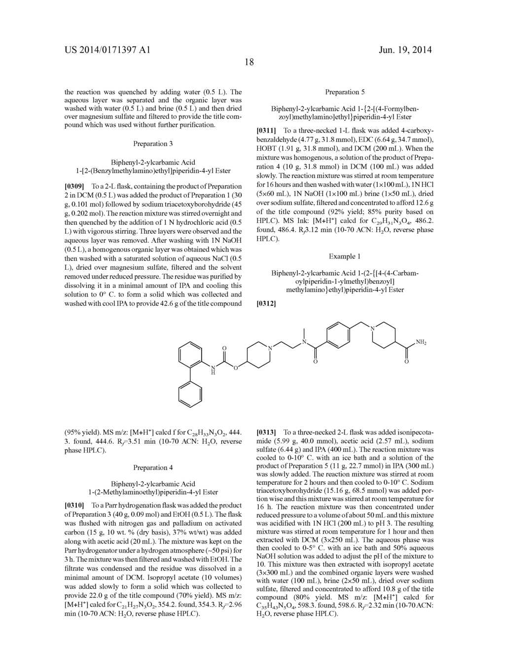 BIPHENYL COMPOUNDS USEFUL AS MUSCARINIC RECEPTOR ANTAGONISTS - diagram, schematic, and image 19