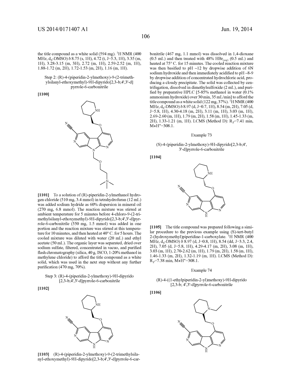 1,7-DIAZACARBAZOLES AND METHODS OF USE - diagram, schematic, and image 107