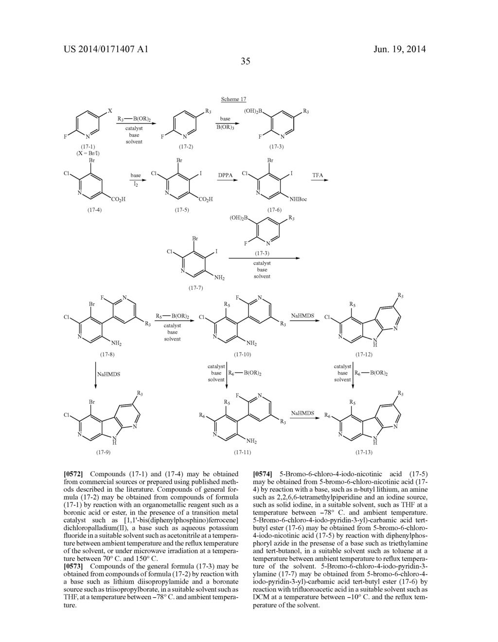 1,7-DIAZACARBAZOLES AND METHODS OF USE - diagram, schematic, and image 36