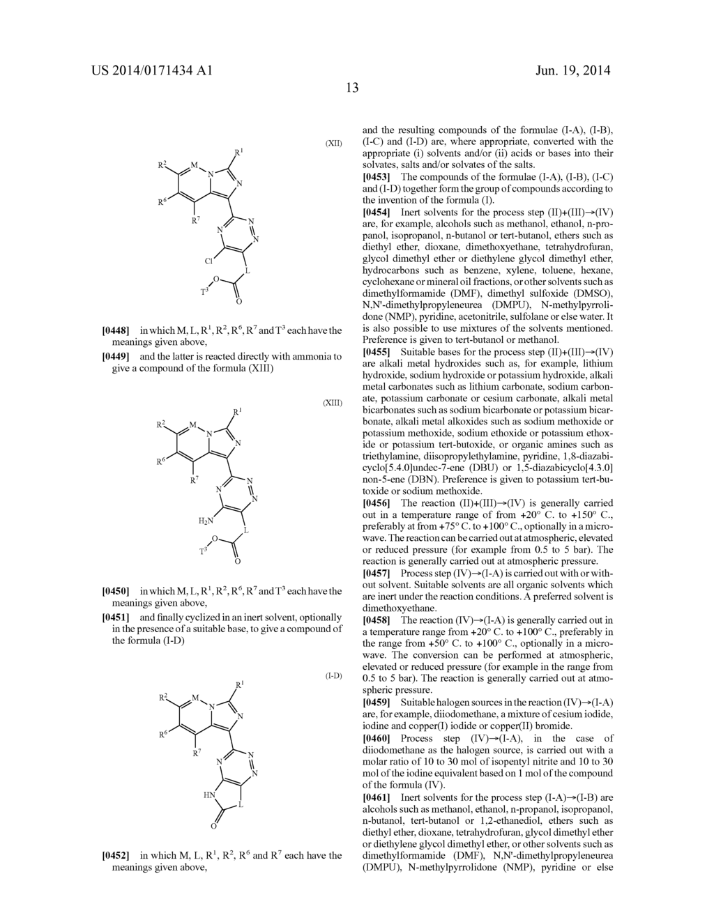 SUBSTITUTED IMIDAZOPYRIDINES AND IMIDAZOPYRIDAZINES AND THE USE THEREOF - diagram, schematic, and image 14