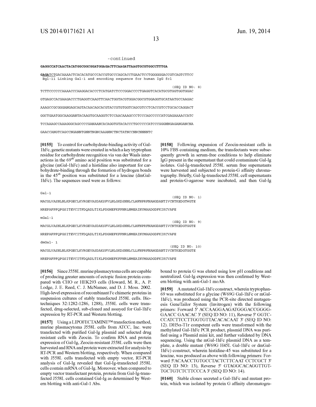 Galectin-Immunoglobulin Chimeric Molecules - diagram, schematic, and image 47